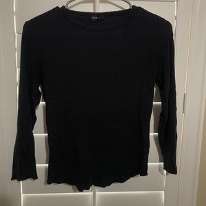 Long Sleeve Frilly Top